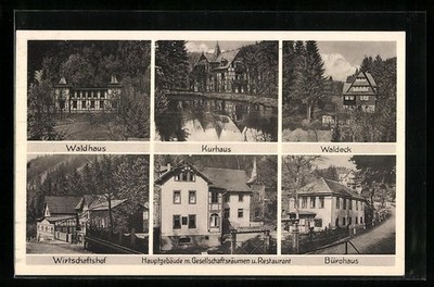 AK Allersdorf, FDGB Bad Finkenmühle rest home, Kurhaus, Waldhaus, Walde