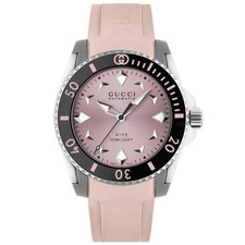 New Gucci 36 MM Pink Dial Ladies Watch YA136408