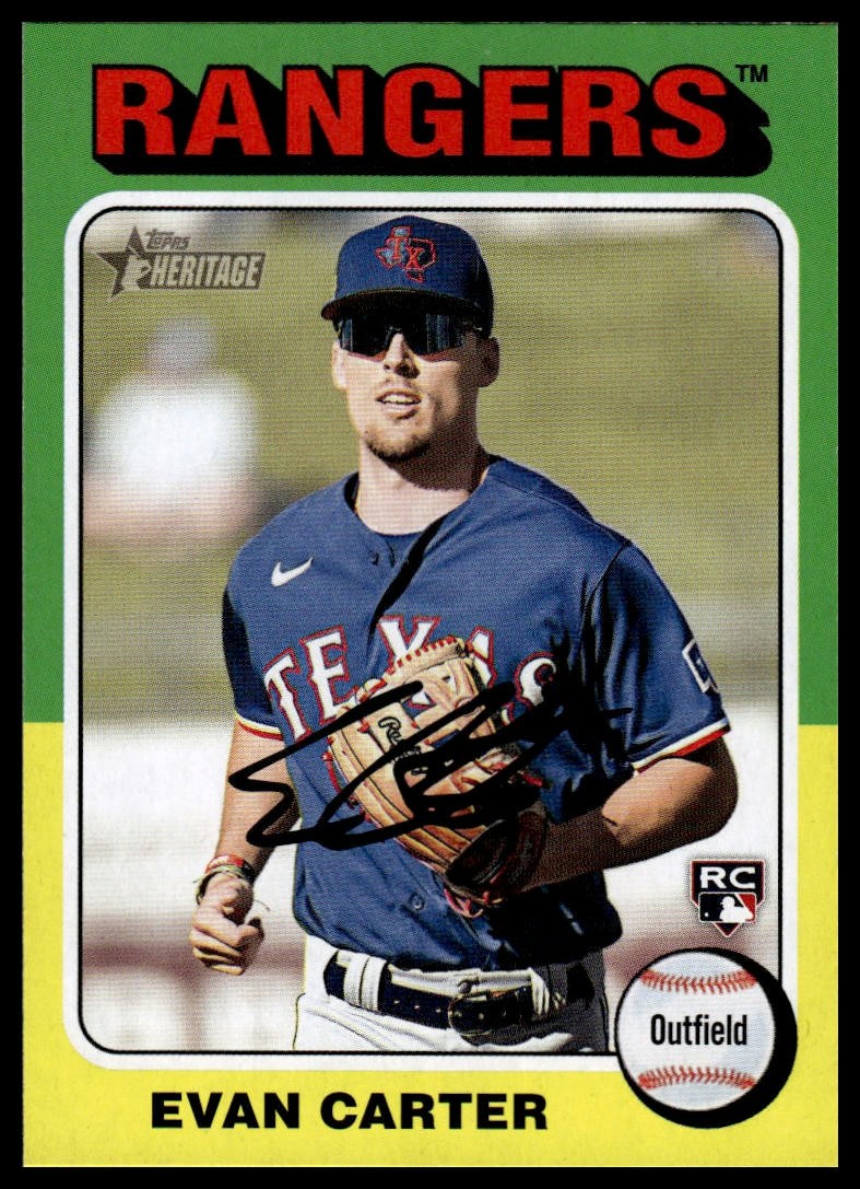 2024 Topps Heritage #170 Evan Carter