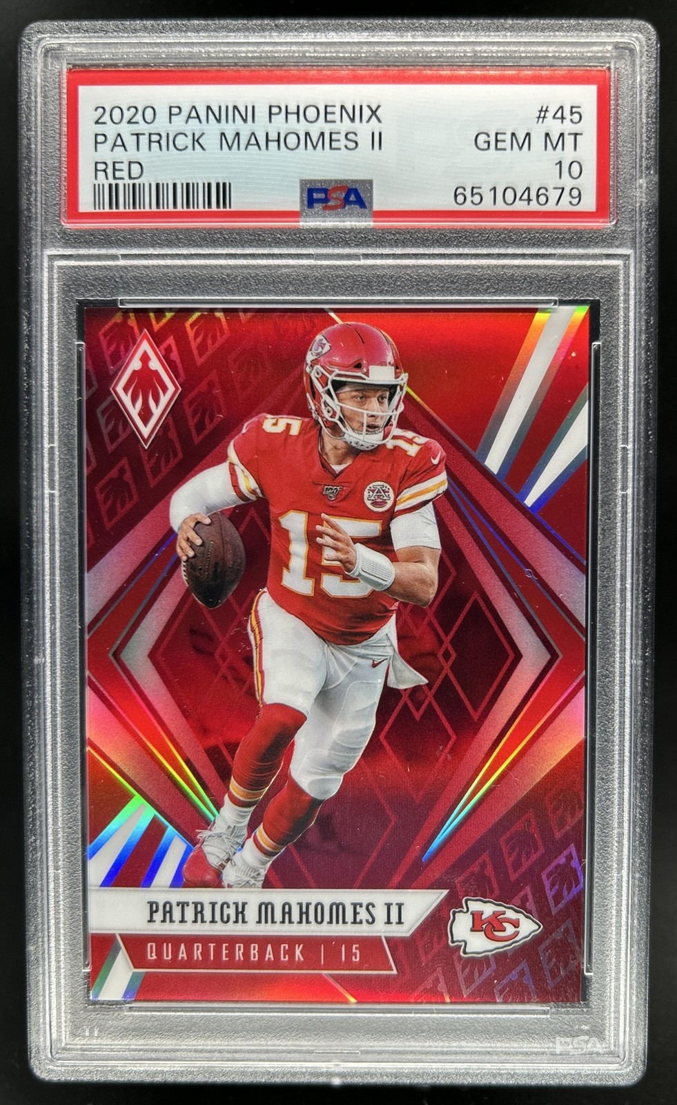 2020 Panini Phoenix Patrick Mahomes II Red #/299 Chiefs PSA 10 GEM MINT