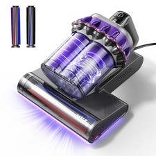 Mattress Vacuum Cleaner, Bed Vacuum with 2 Roller Brushes for Pet Hair, 253.7...