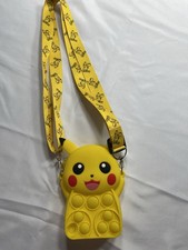 Pok mon Change Purse Silicon Coin Case Pikachu