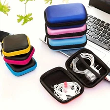 Headphone Bag Data Cable Storage Mini Coin Storage Bag Multi-uses Cosmetic Bag