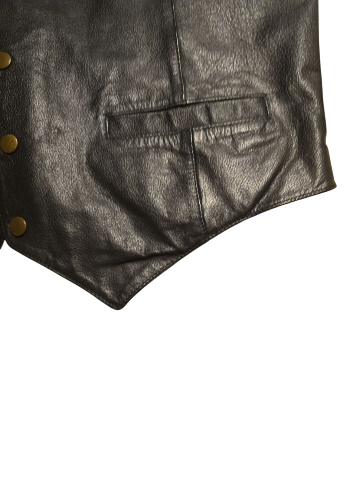 Wilson's Leather Vest Snap Down Button  Pockets B… - image 3