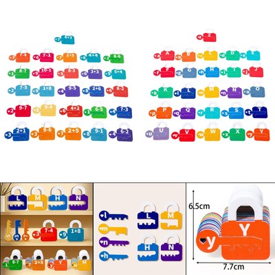 Lernschloss Spielzeug Montessori Feinmotorik Vorschule Lernen Mathe Spiel