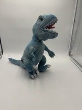 Blue T-Rex Jurassic World Park Plush Dinosaur 20  Universal Studios Exclusive