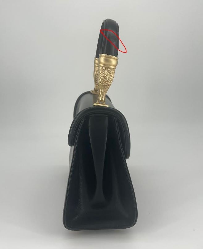 BARRY KIESELSTEIN CORD* ICONIC BLACK LEATHER ALLIGATOR TROPHY
