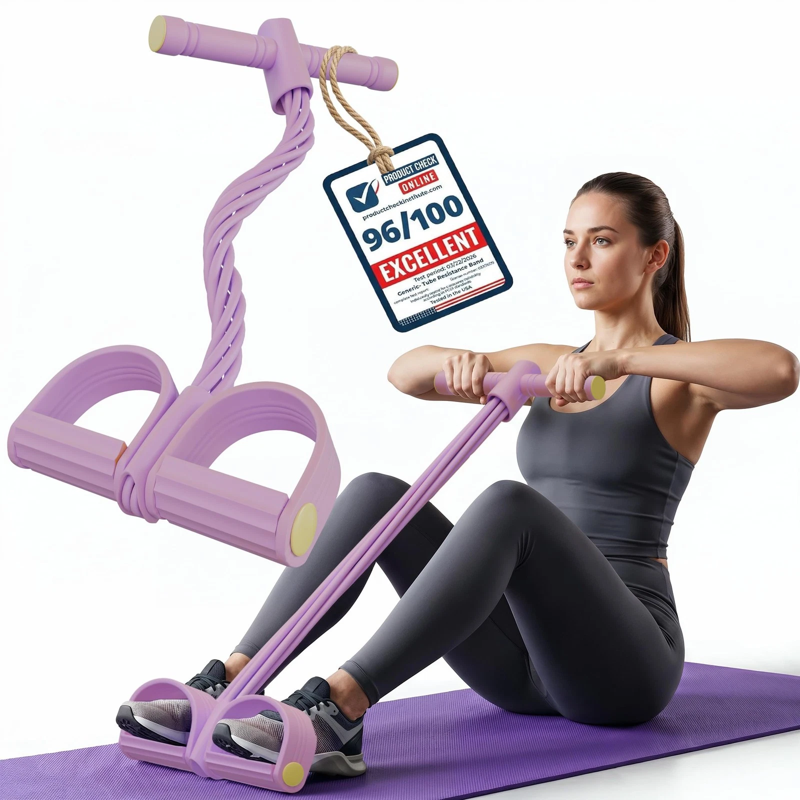 Premium 6 Tube Resistance Band – Powerful, Visible Results with Safe Low-Impa...