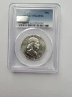 SILVER 1957 D MS64 FBL FRANKLIN HALF DOLLAR GRADED PCGS 5OC D MINT  AG COIN