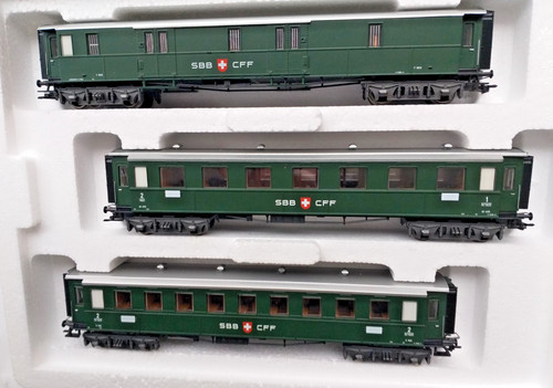 Märklin HO 42383 Wagen-Set Schweizer Oldtimer-Personenzug NEU OVP | Condition: Neu