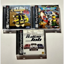 PlayStation 1 PS1 Mission Based Racing bundle Video Game lot🔥Works Great!