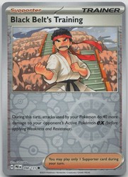 Black Belt's Training 098/131 Reverse Holo Prismatic Evolutions