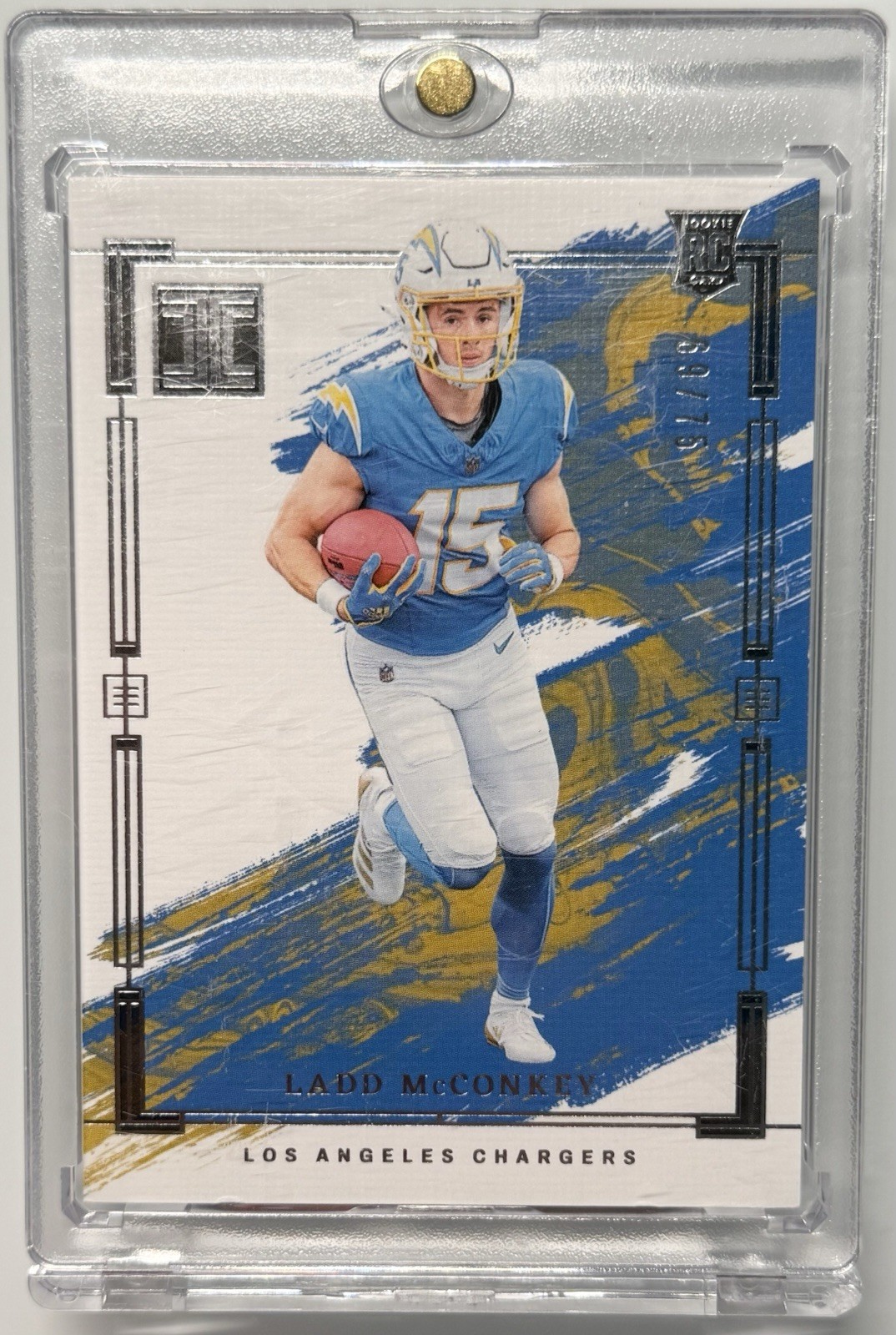 2024 Panini Impeccable - Rookies Ladd McConkey #86 Silver /50 (RC)