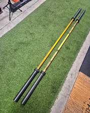 Primal Strength Barbell for Gym & Weight Lifting, Yellow/Black