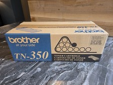 Genuine Brother TN-350 Black Toner Cartridge OEM NEW SEALED HL-2040 MFC-7420
