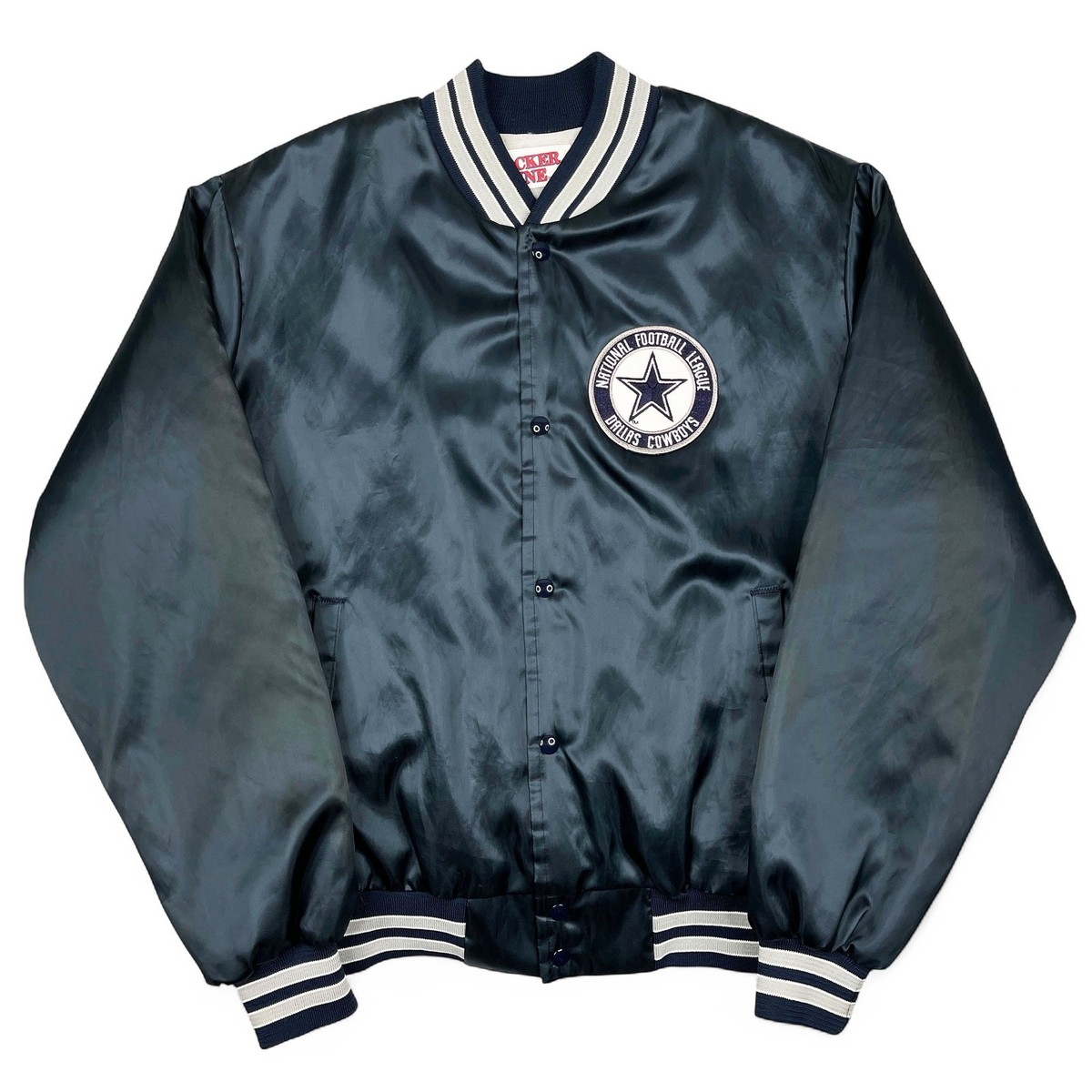 90's LOCKER LINE/ COWBOYS ナイロン ジャケット Vintage Dallas Cowboys Jacket • 80s 90s NFL Satin Spellout