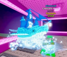 Steal A Brainrot DiAMOND CAPiTANO MOBY 240M ULTRA RaRe SpaWn SeCret ChaRacTer!