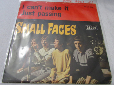 SMALL FACES I CAN'T MAKE IT JUST PASS PICTURE SLEEVE ONLY 7'' 45 RPM VINYL NM R21