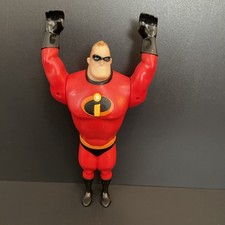 Working Disneys The Incredibles Mr Incredible Figure Talking Moveable Arms 12"
