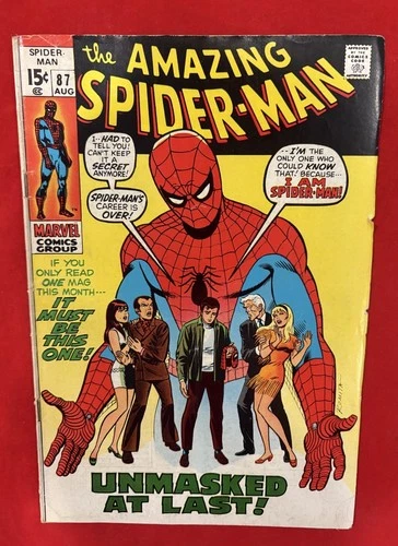 New ListingThe Amazing Spider-Man #87 (Marvel Comics August 1970)