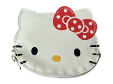 Sanrio Hello Kitty Face Small Flat Coin Purse Wallet 2005