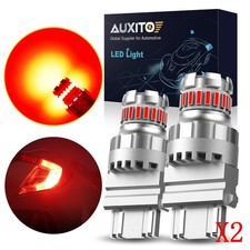 AUXITO Pure Red LED Brake Stop Tail Light Bulbs 3157 3057 3357 4057 4157 2Pair