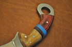 Custom Handmade Steel Hunting Knife with Pakka Wood Handle With Sheath 422 — photo 6