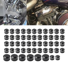 Produktbild - 52X Topper Schrauben Abdeckung Schraube Kappe Für Harley Twin Cam Dyna 2000-2017