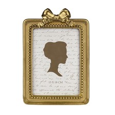 AELS 5x7 Inch Vintage Beaded Picture Frame, Elegant Antique Bow Photo Frames ...