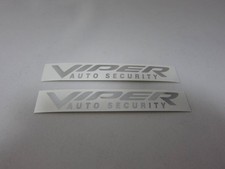 VIPER Viper Auto security sticker mirror finish