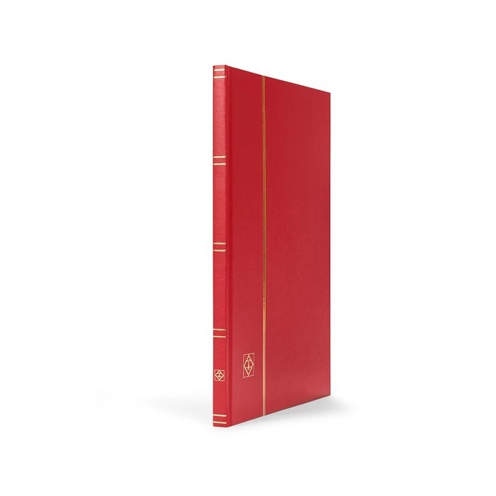 Album Pour Timbres Prophila Leuchtturm – 60 Pages Noires, 540 Bandes Transparentes, Couverture Bordeaux, 23 X 30,5 Cm