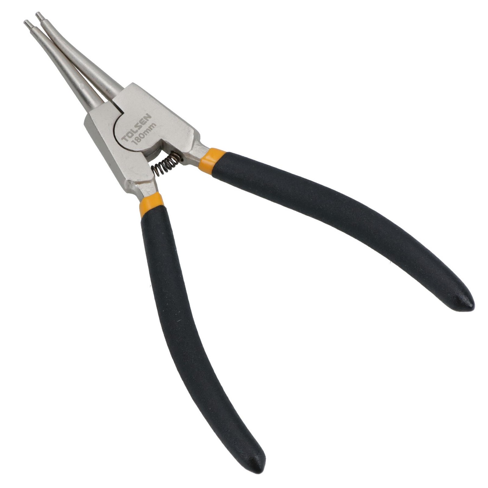Individual Circlip Plier External Straight 7"" / 180mm with dipped handle