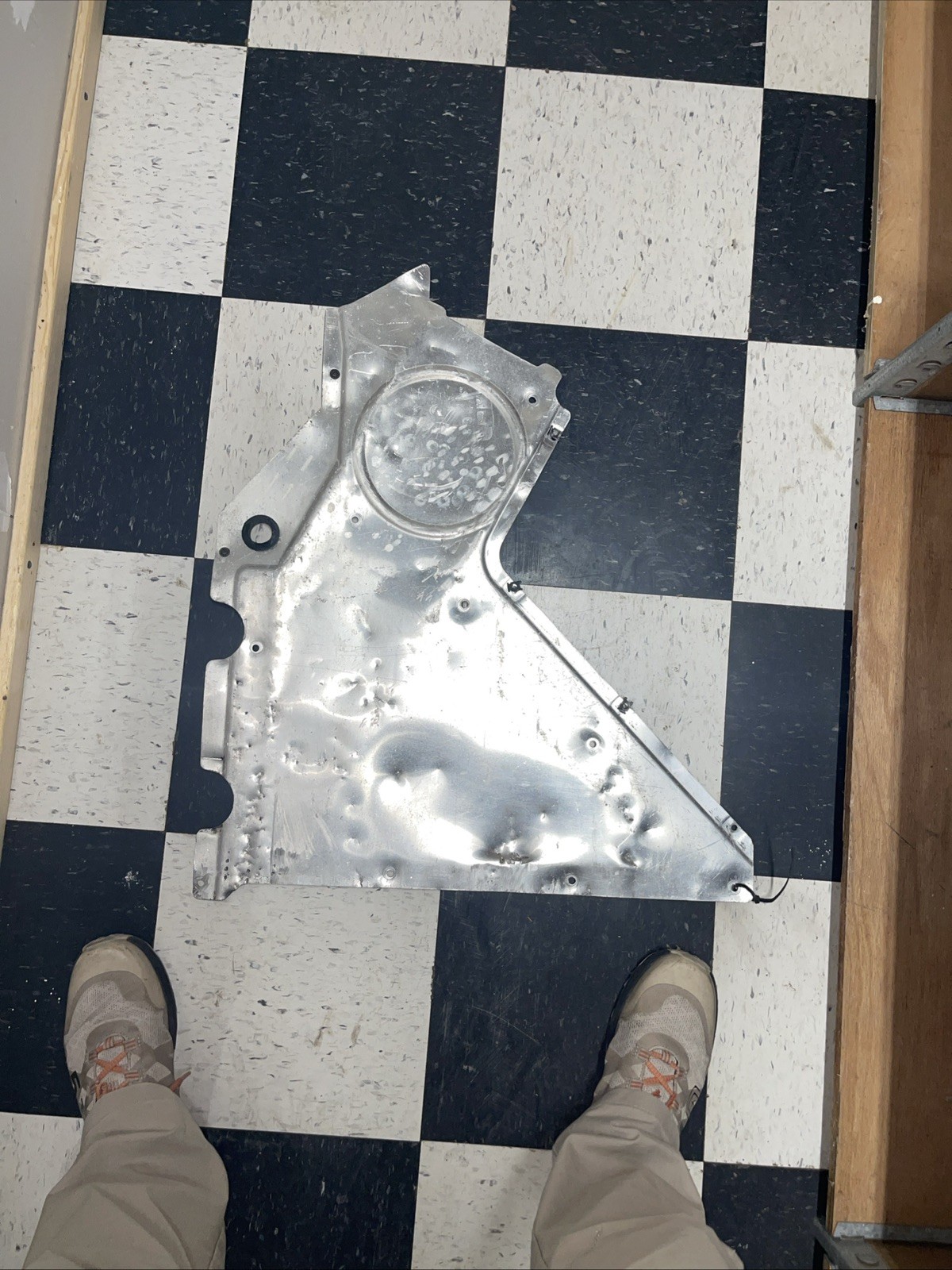Lamborghini Gallardo, LH, Left Rear Stream Line Shroud, Used P/N 400825213