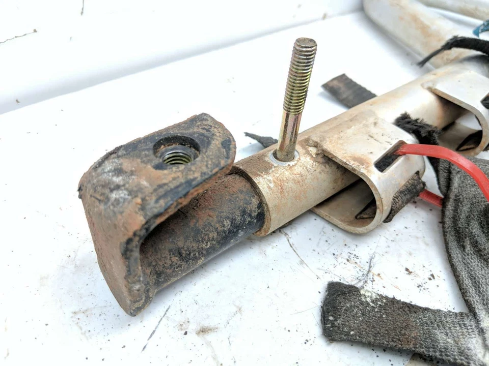 05 Can Am DS650 Front Right Foot Nerf Bar Bracket - Image 4 of 4