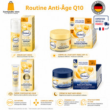 Pack BALEA Q10 Anti-Rides Complet- Jour + Nuit + Sérum + Yeux - Routine Anti-Âge