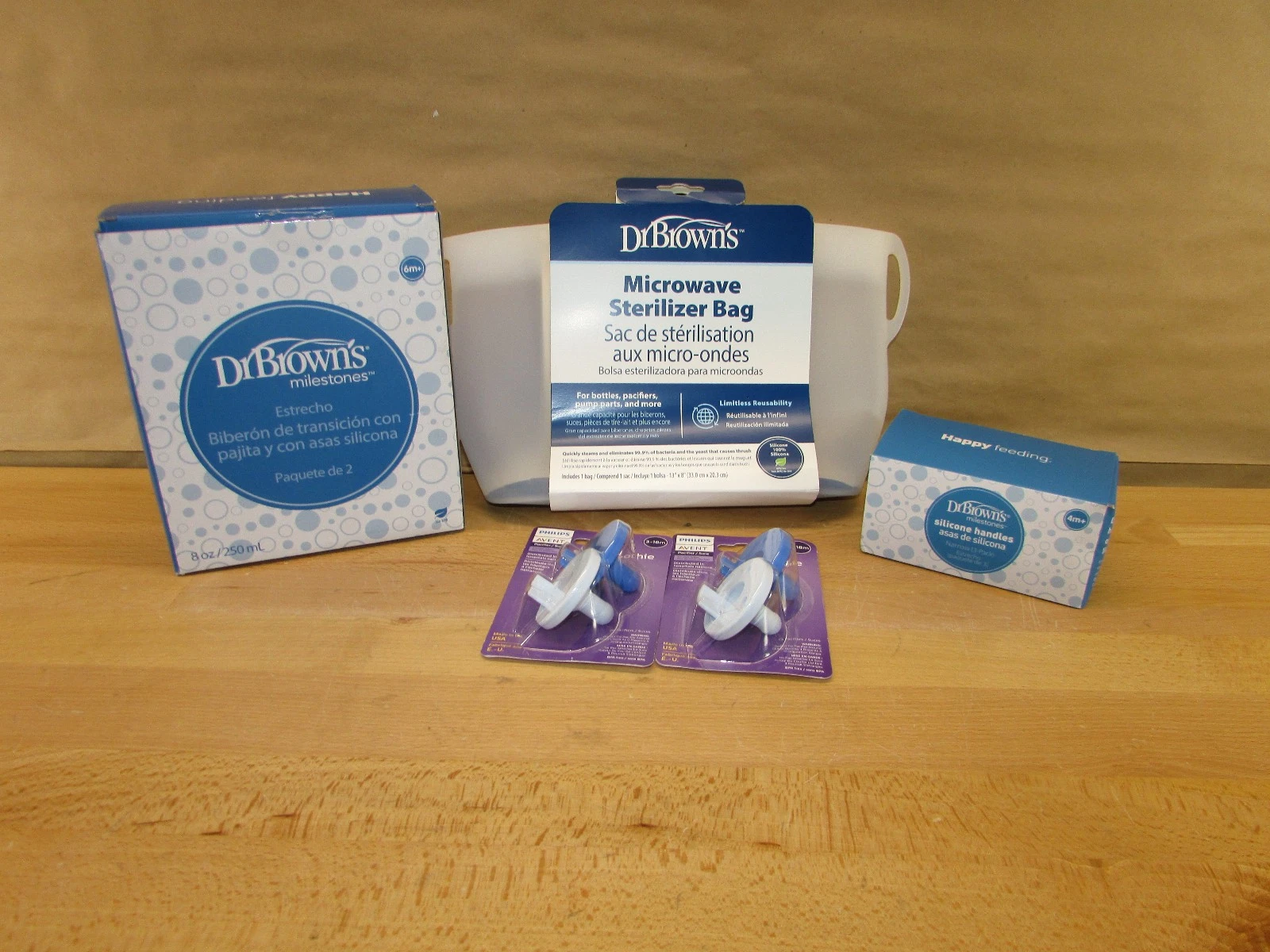 Baby Feeding Set Philips Avent Soothie Dr Browns Bottles Sterilizer Kit