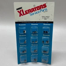 VTG Aurora XLERATORS 5 Slot Mag Wheels (Front) ‘73 FULL DISPLAY CARD #2767 - NOS