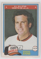 1981 O-Pee-Chee White Back Steve Stone #101 2k3