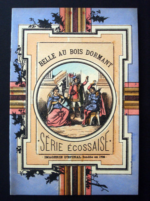 Vintage Imagerie Pellerin Belle au Bois Dormant Serie Ecossaise Book Inv1508