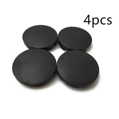 4 x Schwarz 60mm - 56mm Nabenkappen Felgendeckel Nabendeckel Radkappen Universal - Picture 10 of 14