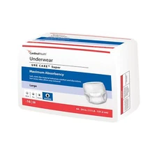 Cardinal Health Underwear Sure Care Super Small/Medium 34" - 46" PK of 18