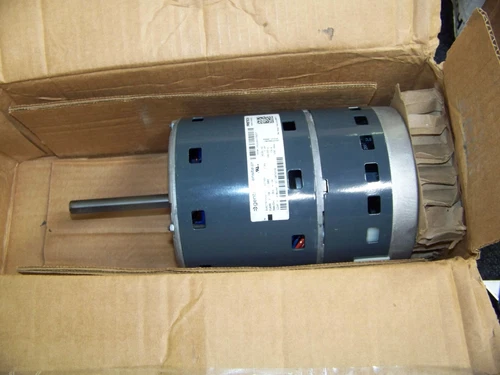 Protech Genteq Blower Motor 1 Ph 1 HP 50/60 Hz 208-230V 1050 RPM 48 NEMA Frame