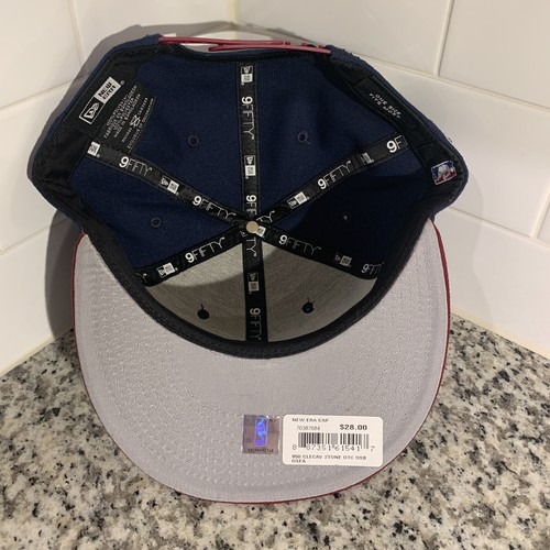Cleveland Cavaliers New Era 9FIFTY NBA Navy Adjustable Snapback Cap Hat OSFM - Picture 5 of 5