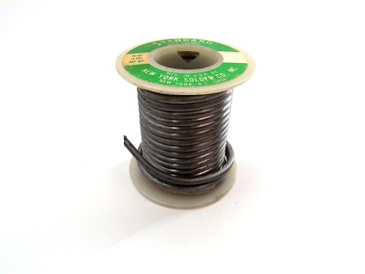 NEW YORK SOLDER CO Solder Easy Flow Wire Solder, Used Spool 12 oz 