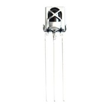 50pcs CHQ1838 Infrared Receiver Head with Iron Case 1838 induction receiver tube