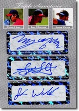 Young Il Jung * Sean O'Sullivan *Jordan Walden Autograph Rookie SILVER Auto #/25