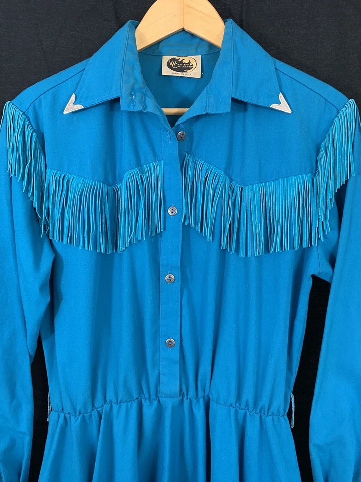 Vestido Vintage Colección Western Flecos Mediano Foto 3 de 4