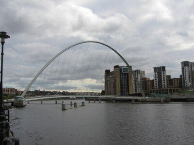 Foto 6x4 Gateshead Millennium Bridge Newcastle upon Tyne lokal bekannt a c2007