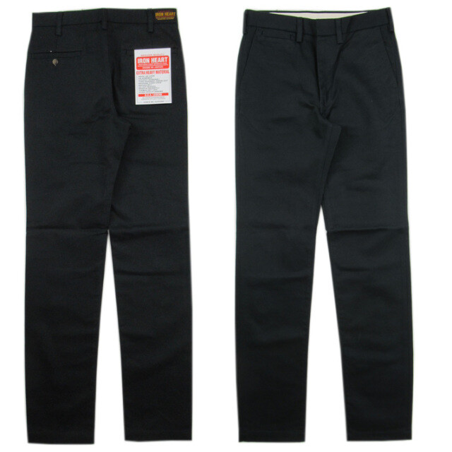 IRON HEART 730 12oz Heavy Chino Trousers Regular Fit Made in JAPAN