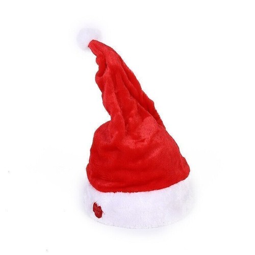 Gorro de Papá Noel mecedor con música, canto, baile, gorro de Papá Noel, gorro d - Imagen 7 de 7